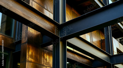 Building Facade Bronze Steel Architecture Detail