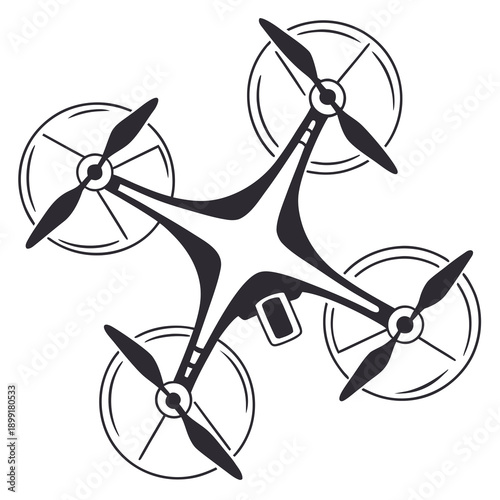 Quadcopter drone