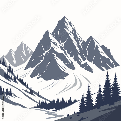 Majestic mountain landscape