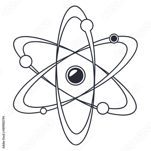 Atomic structure illustration