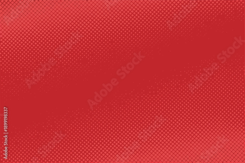 A vibrant red background featuring a subtle dotted halftone pattern texture high quality
