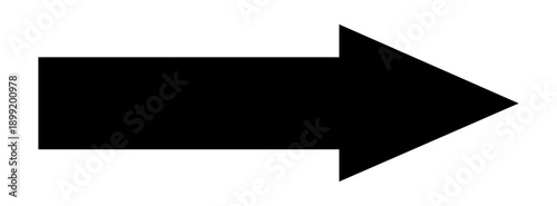 long arrow vector icon. straight Horizontal long arrow icon. flat style long arrow vector illustration.