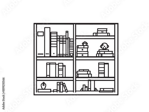 Bookshelf holding stories for every soul