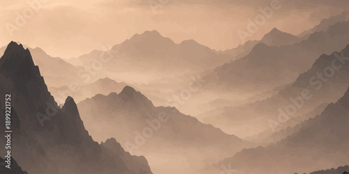 A breathtaking morning view of a misty mountain landscape at sunrise, where golden sunlight pierces through clouds over a snow-capped peak and forest valley

Would you like me to generate a similar de