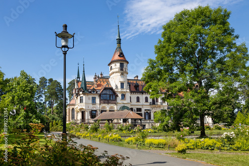 Lesna chateau near Zlin town, Moravia, Czech republic