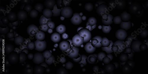 Premium 3D Obsidian Mercury Flow Background with Liquid Metallic Blobs and Surreal Sensory Texture