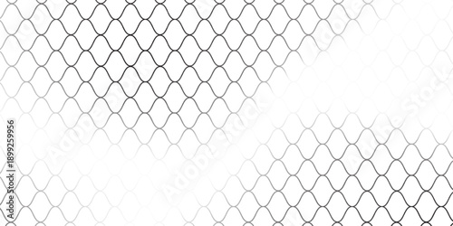 Mesh texture for fishing nets black lines. Seamless pattern design. soccer goal, volleyball net, basketball hoop, hockey, athletics sport trendy. Vector illustration