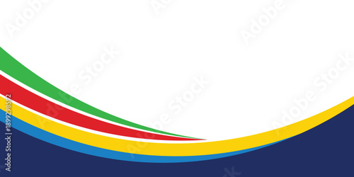 Abstract geometric colorful background with wave and basic shape. Background for international sport tournament in Paris France football basketball voleyball softball. Funny and professional backdrop.