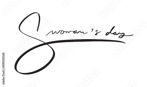 8 eight date day march month happy woman's day text font calligraphy hand written lettering script black color object icon 8 eight day date march sign symbol happy woman's day female lady beautiful 