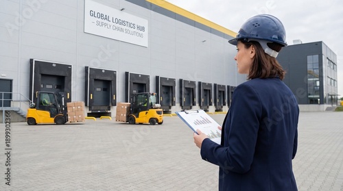 Logistics operations management global logistics hub business facility urban environment professional viewpoint supply chain innovation
