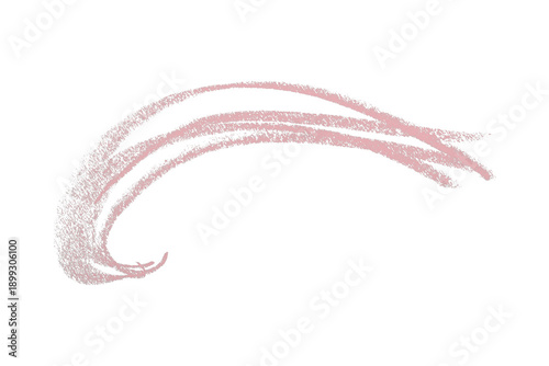 pink pencil strokes isolated on transparent background
