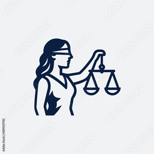 Themis Justice Goddess Logo