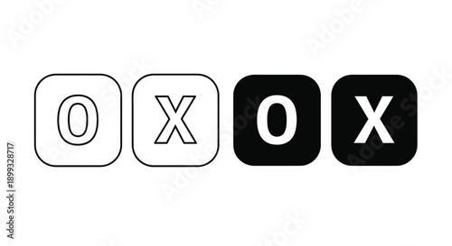 Tic tac toe board with alternating dark and light squares silhouette