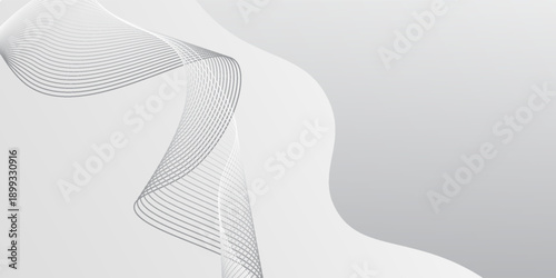 Digital grey background poster with dynamic. technology network Vector illustration. connectivity