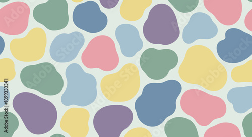 Colorful hearts on white background.