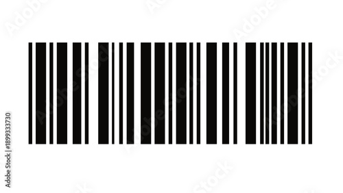 Photos Clean black and white barcode illustration, essential for product identification