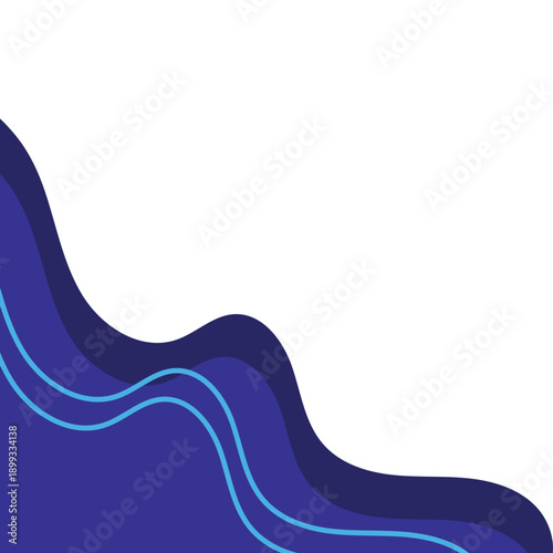 Flat Business Corner Illustration