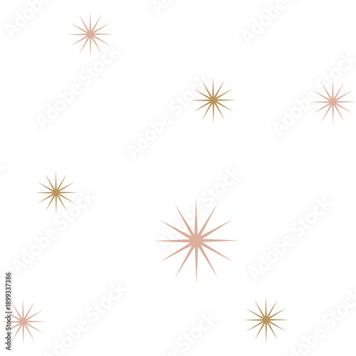 Boho Gold Stars Decoration