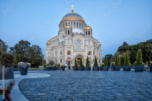 The Naval Cathedral of St. Nicholas in Kronstadt, Russia