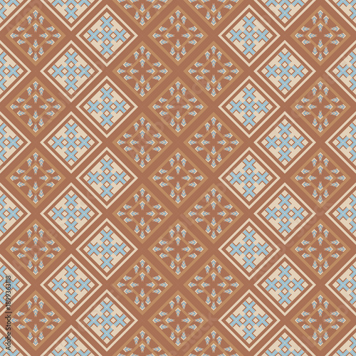 seamless pattern with abstract geometric shapes