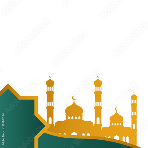 Modern Islamic Mosque Corner