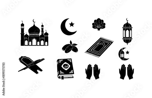 Islamic Symbols and Religious Icons Collection