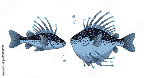 A detailed and realistic black and white line art illustration of a standing goat, showcasing its horns, beard, and udder for coloring.