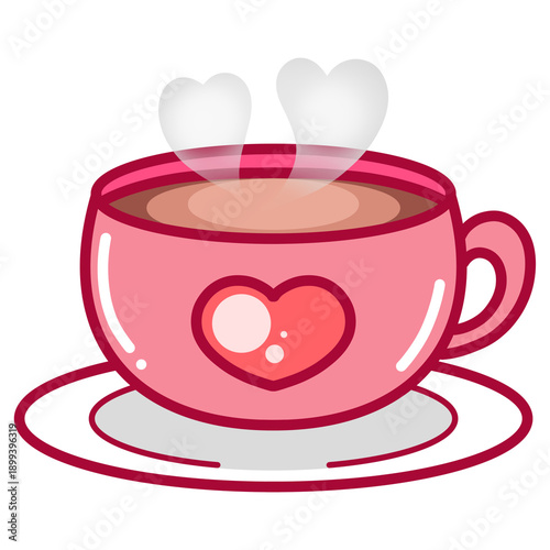 Fotografi Valentine cup of tea