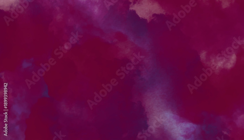 Deep Purple and Pink Watercolor Cloud Texture abstract