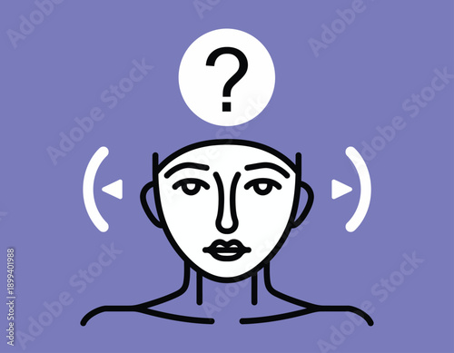 Illustration of a person with a question mark above their head.
