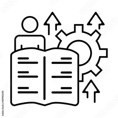 Skill and Talent Assessment Icon Evaluate Employee Competency and Career Progress