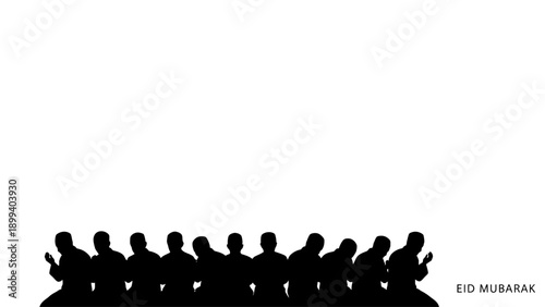 This symbolic illustration represents community, unity, and shared identity through a group of human silhouettes standing together. The image conveys equality, togetherness, and collective strength, v