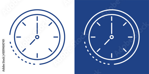 Session Blue And White Icon Style Collection