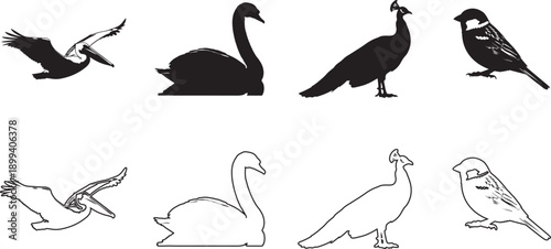 Hand drawn paper airplane flying from crumpled paper with creative doodles and sketches