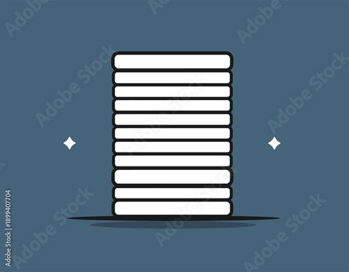 Stack of neatly folded white towels or linens.