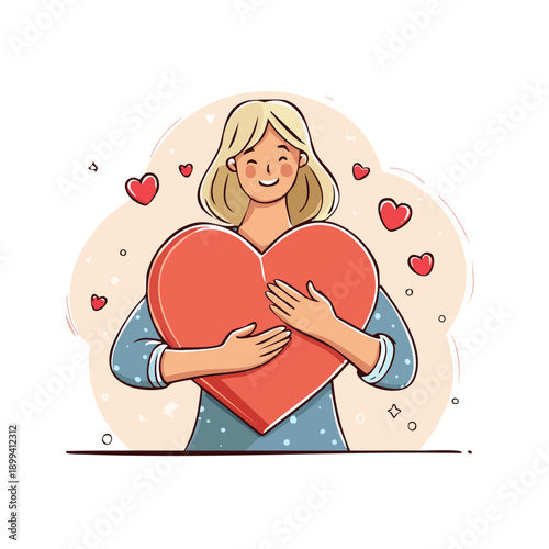 Love yourself illustration