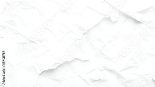 White blank crumpled paper texture background creased old poster texture backdrop surface empty for text