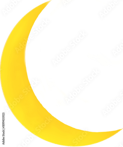 yellow moon on the sky