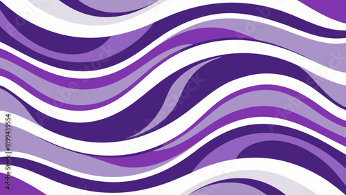 A vibrant blue ocean wave crashes with white foam, rendered in a mosaic-like, stained-glass illustration style against an orange sky filled with geometric stars and circles.