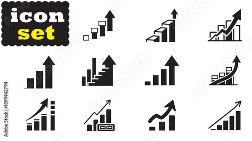 Next level Icon Set, Editable Solid Vector Illustration