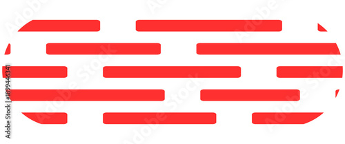 Speed time icon with speed rush effect is red