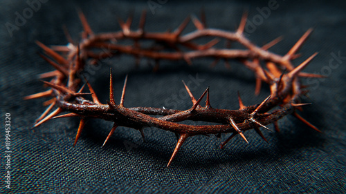 The biblical Christian concept. The crown of thorns.