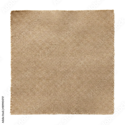 Fotografija Brown Twill Fabric Swatch Texture