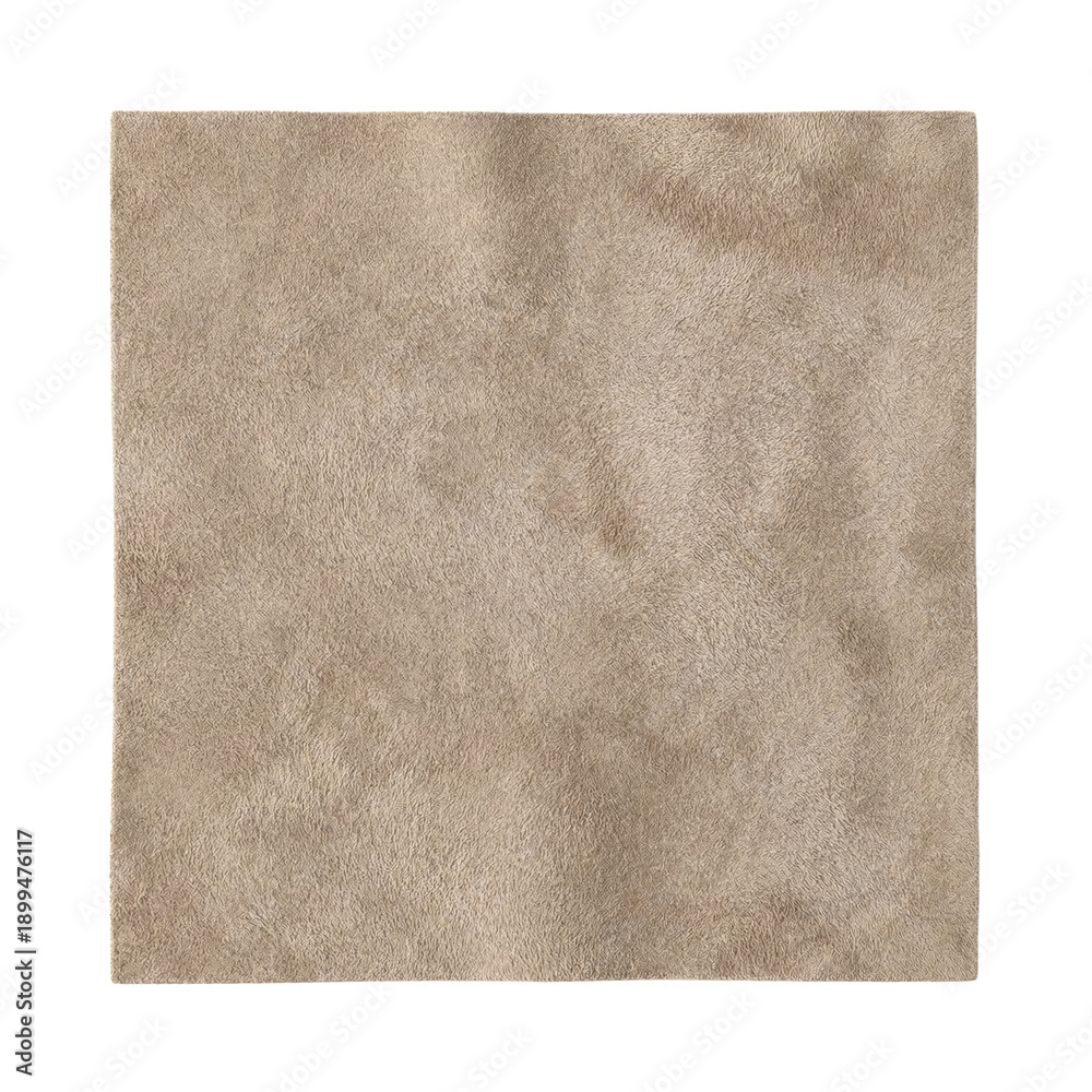 Obraz premium Square brown suede fabric texture swatch
