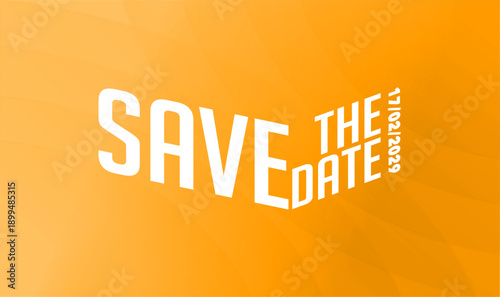 Save the date banner.  business, and advertising. event summit