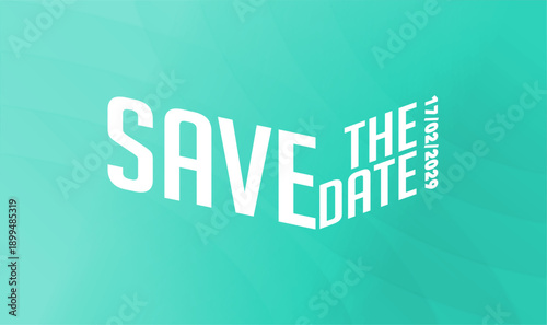 Save the date banner.  business, and advertising. event summit