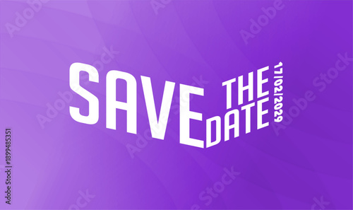 Save the date banner.  business, and advertising. event summit