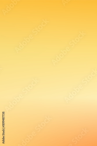 Vibrant warm yellow and orange gradient background.