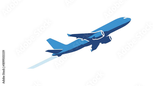 Airplane in flight showcasing aviation technology and transport mode during daytime