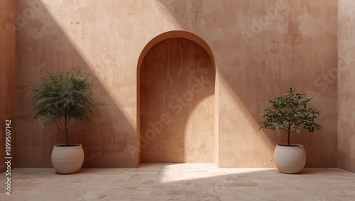 Interior Space With Natural Light and Decorative Plants and Furniture